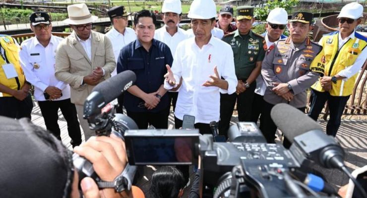 Jokowi Optimistis Upacara HUT Ke-79 RI Bisa Digelar di IKN