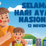 30 Link Download Poster Hari Ayah Nasional di Canva 