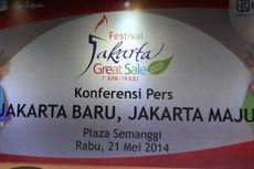 Festival Jakarta Great Sale Dibuka 17 Hari Lagi