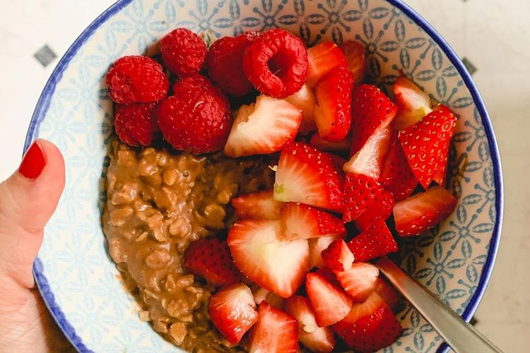 Chocolate Covered Berry Oatmeal