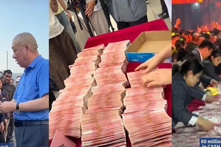 Bos China Bagi-bagi Rp 159 Miliar Tunai, Karyawan Boleh Ambil Sebanyak yang Bisa Dihitung