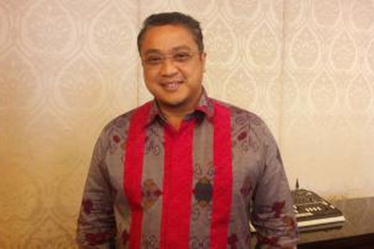 Dede Yusuf diabadikan usai pendeklarasian terbentuknya APFI di Hotel Mulia, Jakarta Selatan, Senin (12/10/2015) sore.