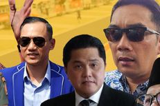 Poltracking: Elektabilitas Cawapres AHY, Ridwan Kamil, Erick Thohir Bersaing Ketat di Jawa