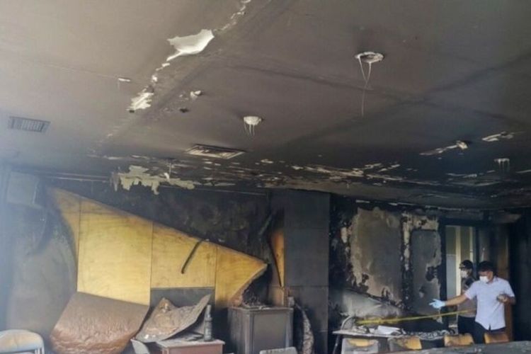 Tenaga Outsourcing Bakar Kantor Diskominfo Kukar Diduga Kesal Diejek, Aksinya Terencana