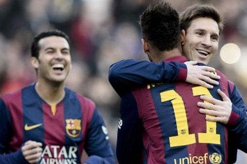 Messi dan Neymar Paling Rajin Giring Bola di La Liga