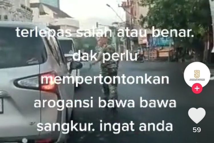 Anggota TNI cekcok di Jalan MH Thamrin, Kota Semarang