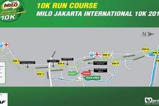 Pengalihan Rute Saat MILO Jakarta International 10 K