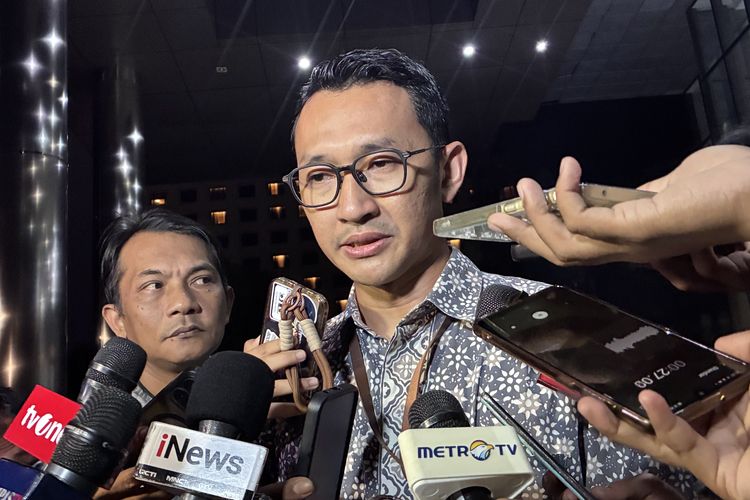 Juru Bicara KPK Budi Prasetyo di Gedung Merah Putih, Jakarta, Selasa (16/12/2025) malam.