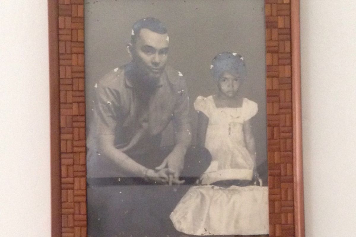 Foto Ade Irma Suryani Nasution bersama Lettu Pierre Tendean di Museum DR. A.H Nasution, Jakarta, Selasa (26/9/2017)