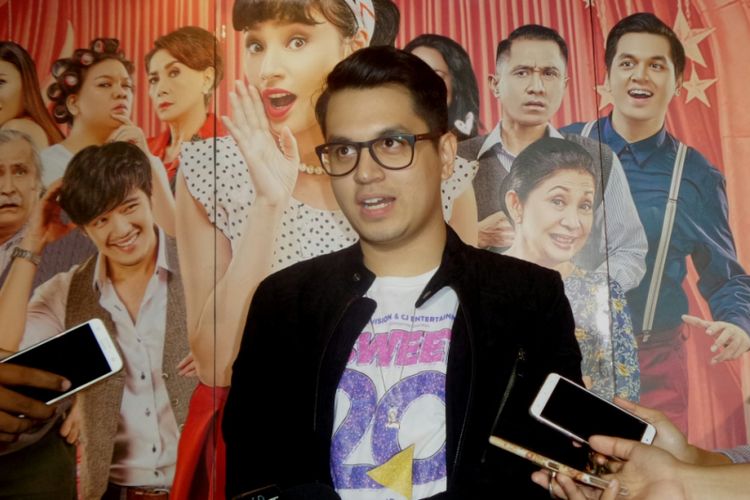 Kevin Julio saat menghadiri gala premier film Sweet 20 di CGV Cinemas Grand Indonesia, Jakarta Pusat, Jumat (16/6/2017) malam.