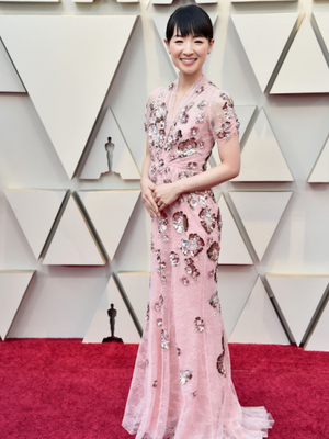 Marie Kondo saat menghadiri Oscar 2019