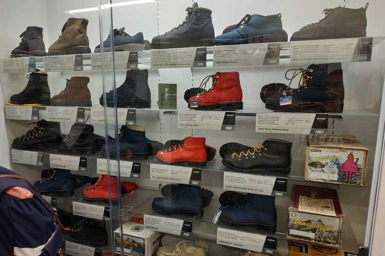 The collection of Onitsuka Tiger shoes produced from 1955 to 1968 are placed in Asics Museum in Kobe, Japan. 