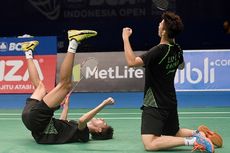 Li Junhui/Liu Yuchen Menangi Nomor Ganda Putra Indonesia Open