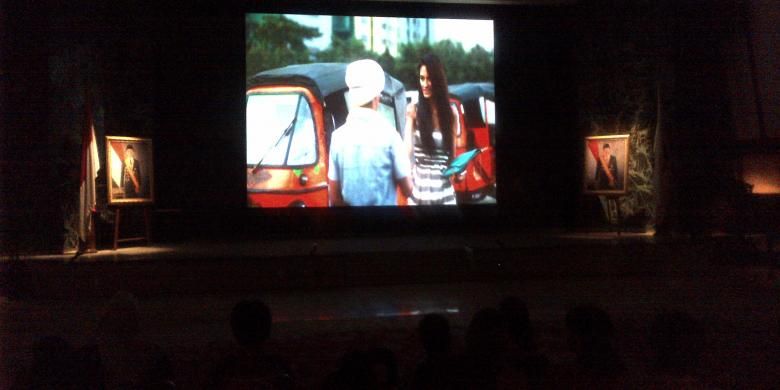 Film Bajaj Bajuri the Movie ditayangkan di bioskop Balai Kota, Minggu (20/9/2015).