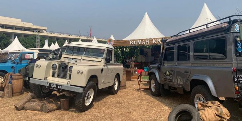 Kendaraan offroad pada  Indonesia International Outdoor Festival (IIOutfest) 2019.