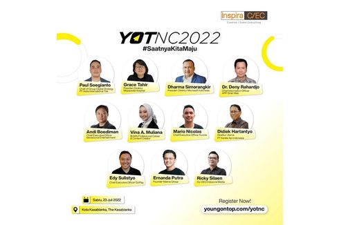 Kembali Digelar di Jakarta, YOTNC 2022 Hadirkan Deretan Tokoh Inspiratif