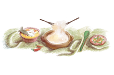 Memahami Kandungan Gizi Papeda yang Jadi Google Doodle Hari Ini