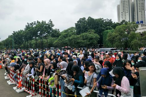 Gagal Nonton Konser, Penggemar NCT Dream Tetap Padati Istora Senayan