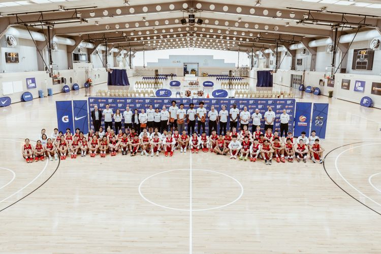 Basketball Without Borders (BWB) Asia di Abu Dhabi, Uni Emirat Arab (UEA), pada 2-5 Juni 2023.