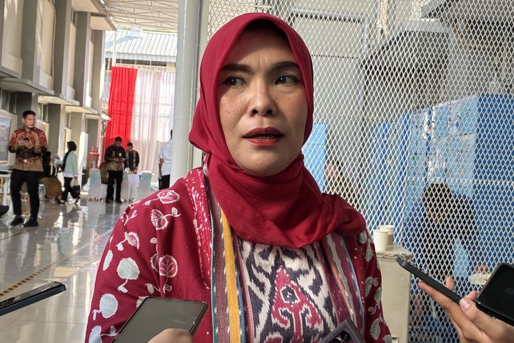 Kabag Humas dan Protokol di Direktorat Jenderal Pemasyarakatan (Ditjenpas) Kementerian Imigrasi dan Permasyarakatan, Rika Aprianti, di Lapas Klas IIA Salemba, Jakarta Pusat, Minggu (17/8/2025).