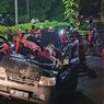 Detik-detik Pohon Tumbang Timpa Pikap di Denpasar, Sopir Tewas