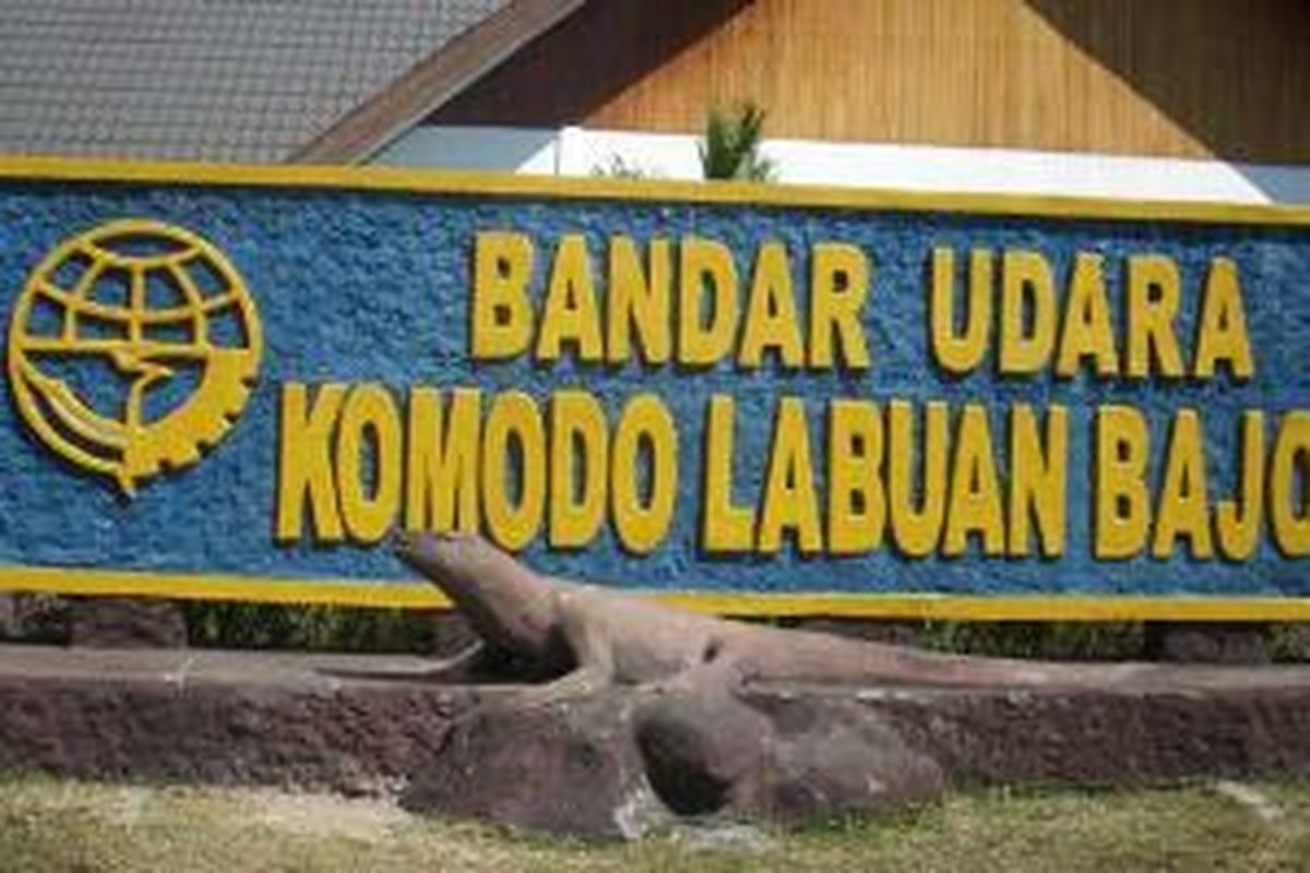 Bandara Komodo di Labuan Bajo, Kabupaten Manggarai Barat, Nusa Tenggara Timur.