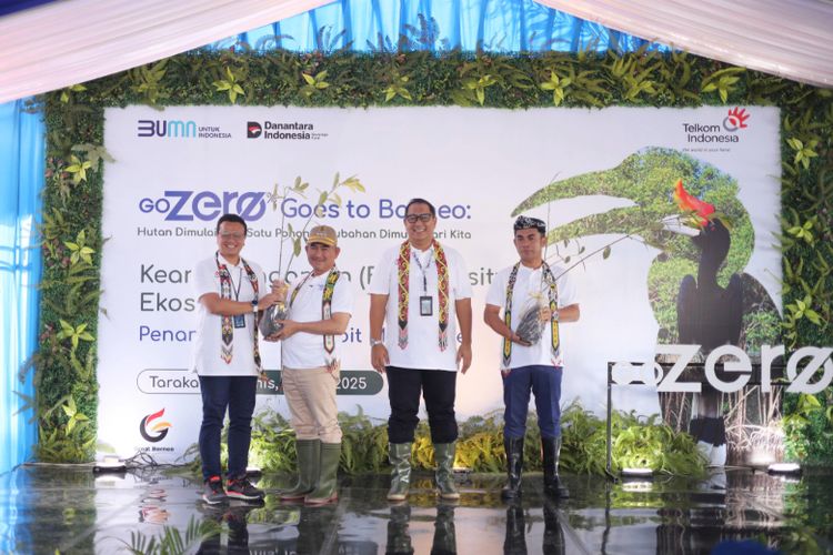 Perkuat Komitmen ESG, Telkom Lanjutkan Program GoZero% di Kaltara