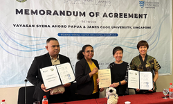 Wujudkan SDM Papua Berdaya Saing, SAPA Foundation Jalin Kerja Sama dengan James Cook University, Singapore