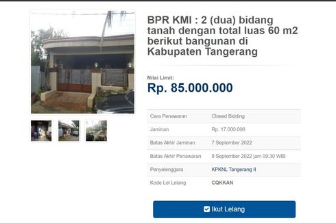 Simak Daftar Lelang Rumah di Tangerang dengan Nilai Limit di Bawah Rp 200 Juta