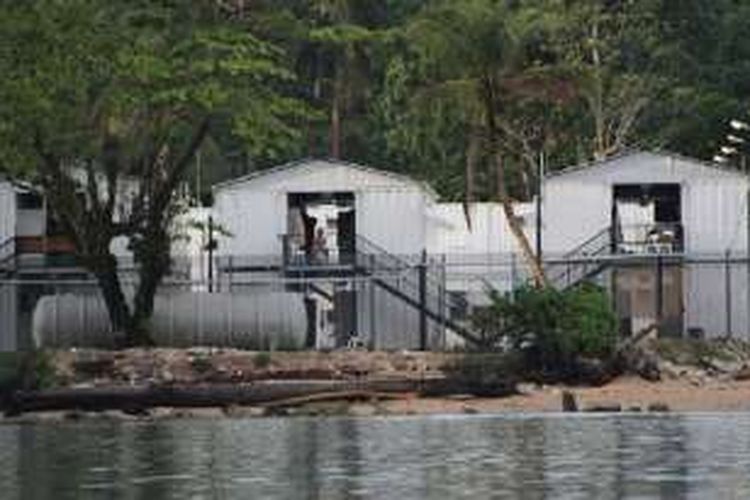 Detensi di Pulau Manus, Papua Niugini.