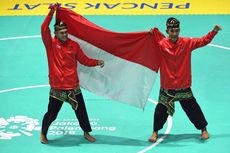 Pasangan Pesilat Indonesia Persembahkan Medali Emas untuk Lombok