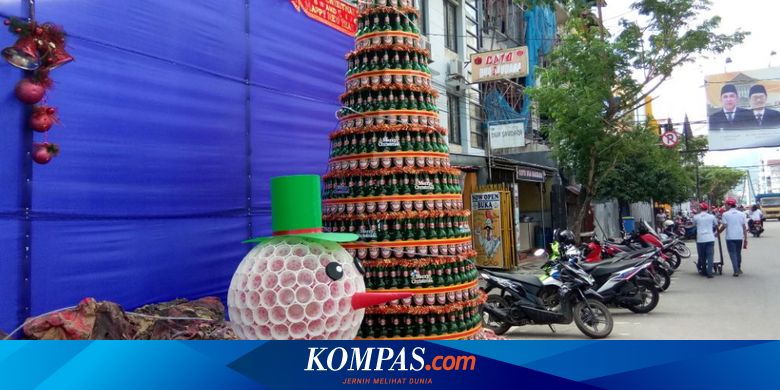 Kreasi Tukang Ojek di Ambon, Pohon Natal Ini Dibuat dari ...