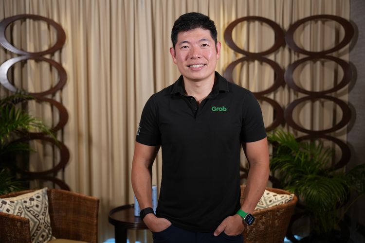 Group CEO and Co-Founder of Grab Anthony Tan poses for a photo during an interview with Kompas Go on the sidelines of B20 Summit on Saturday, November 12, 2022 in Bali, Indonesia.