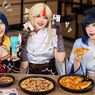 Daftar 10 Outlet Pizza Hut dengan Dekorasi Bertema Genshin Impact