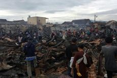 Ratusan Kios Pasar Manonjaya di Tasikmalaya Ludes Terbakar 