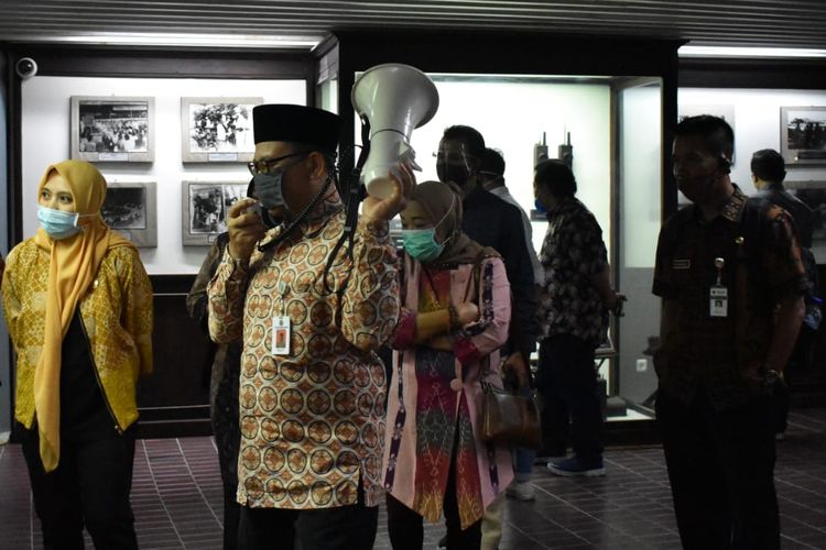 Pengunjung Museum Monumen Jogja Kembali Yogyakarta.