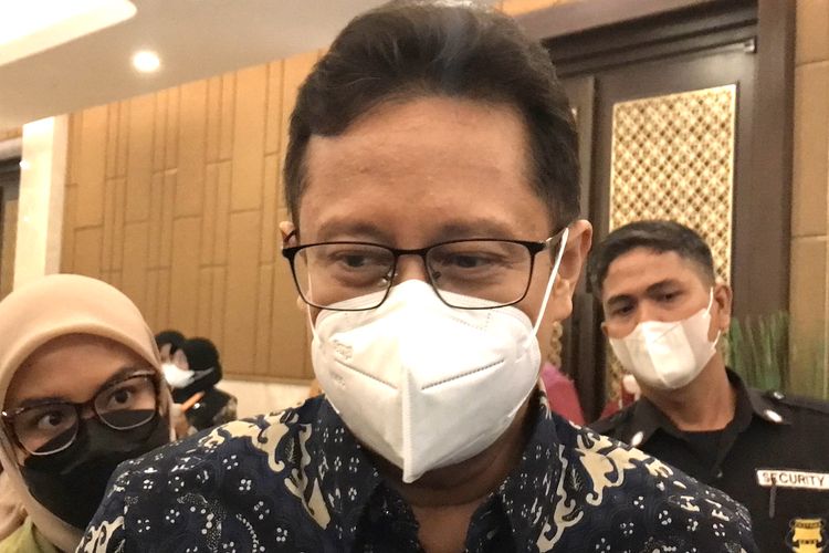 Menteri Kesehatan Budi Gunadi Sadikin saat ditemui di Hotel Sultan Jakarta, Jumat (11/11/2022)