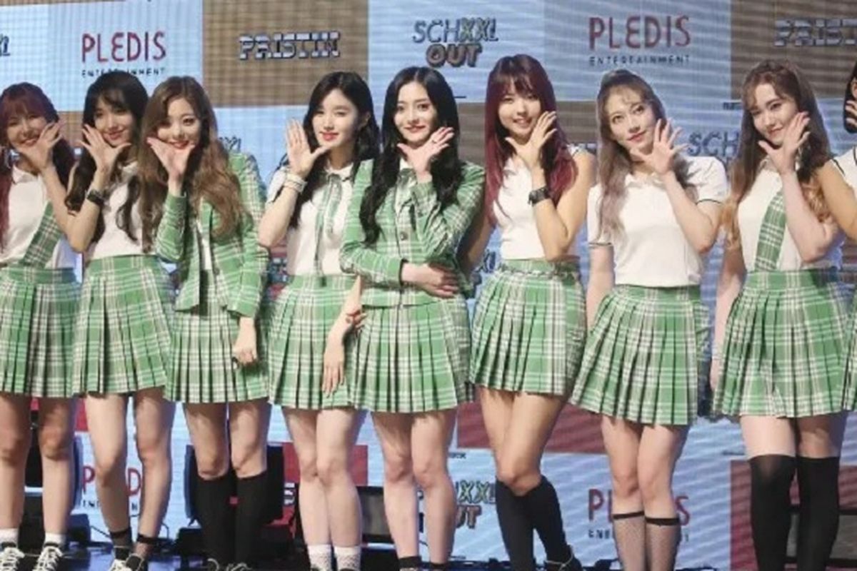 Girlband PRISTIN yang baru saja mengumumkan bubar.