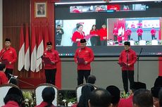 Megawati Lantik Ganip Warsito Jadi Kepala Baguna Gantikan Max Ruland Boseke yang Mundur