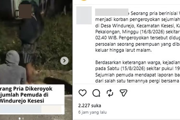 Begini Duduk Perkara Video Viral Remaja di Kesesi Pekalongan yang Diadang dan Diduga Dikeroyok di Tengah Jalan