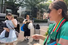 Viral Momen Nagita Slavina Ditolak Girlband Jepang Saat Minta Foto: Enggak Boleh, Beb