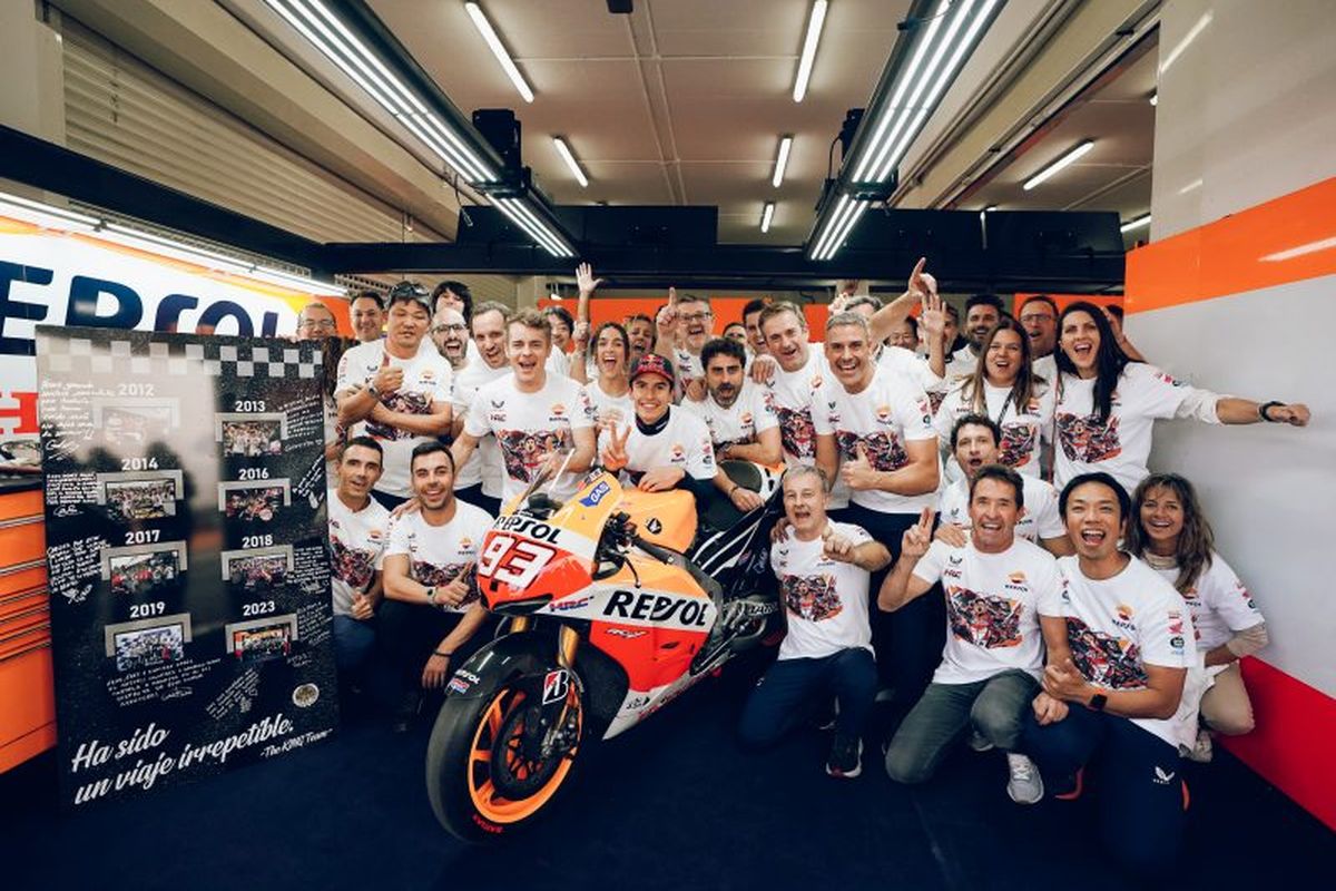 Perpisahan Marc Marquez dengan Repsol Honda