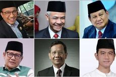 Survei Poltracking: Elektabilitas Prabowo-Gibran dan Anies-Muhaimin Naik, Ganjar-Mahfud Turun 