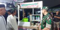 TNI AD Berikan Gerobak Es Campur ke Suderajat, Penjual Es Gabus yang Difitnah Babinsa