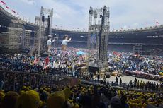 Penampakan Lautan Massa Pendukung Prabowo-Gibran di GBK, Hadiri Kampanye Akbar