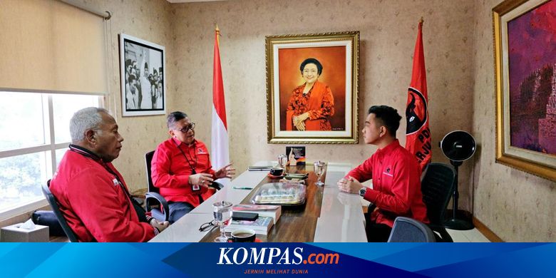 Gibran Pakai Seragam Merah PDI-P Penuhi Panggilan DPP, Ditunggu Hasto dan Komarudin Watubun
