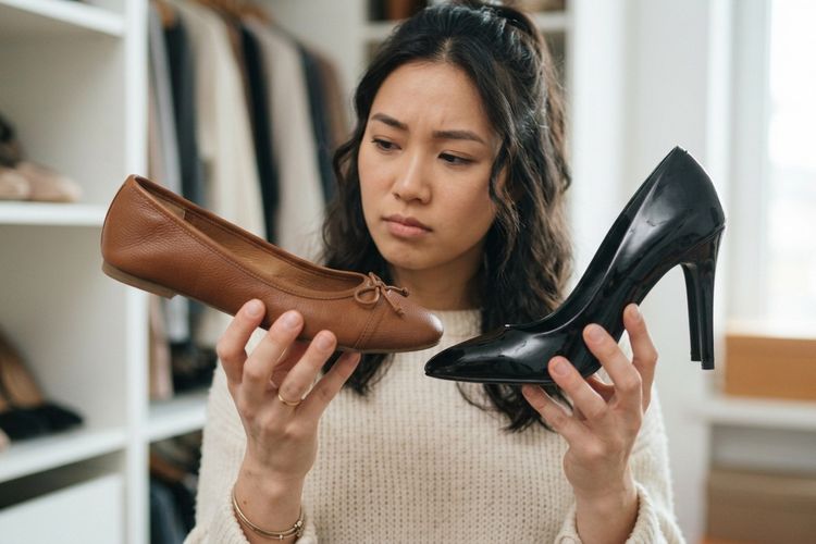 Sepatu Hak Tinggi atau Datar, Mana yang Baik untuk Kesehatan Lutut?