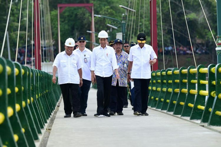 Presiden Joko Widodo Resmikan Bendungan Kamijoro di Kulon Progo