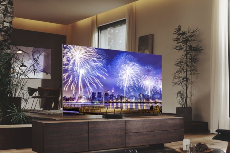 Ilustrasi Samsung Neo QLED 8K 2022 Smart TV.