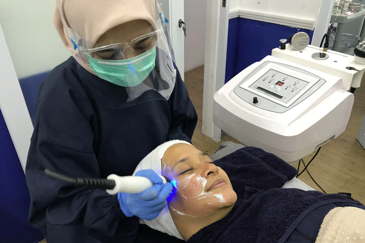 Salah satu treatment di TIUwoo Korean Beauty Skin Care, rekomendasi klinik kecantikan di Bandung
